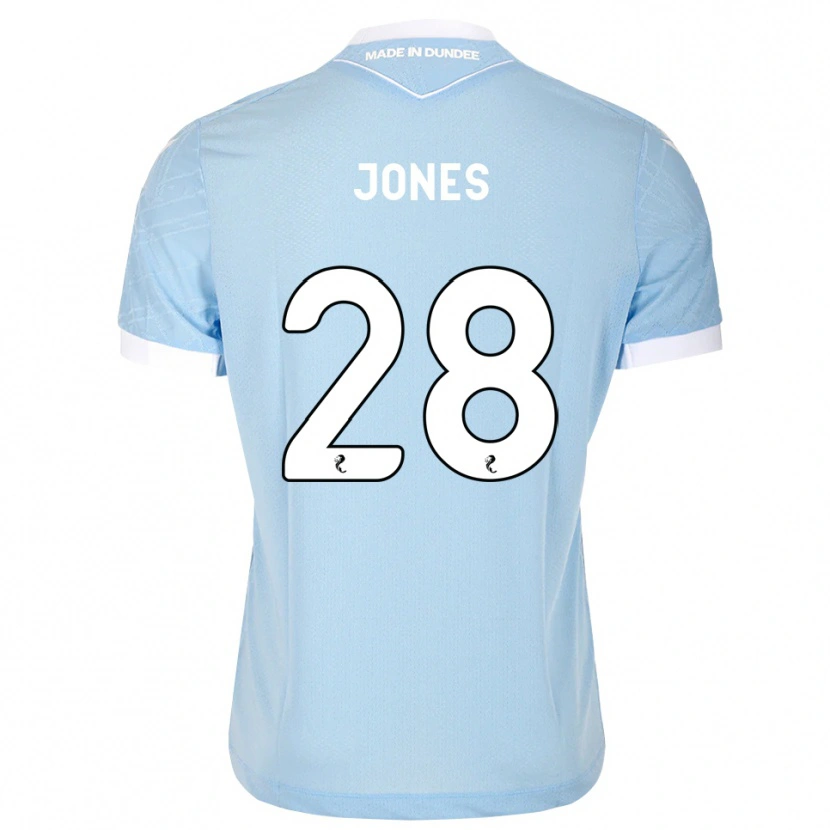 Danxen Criança Camisola Callum Jones #28 Azul Céu Claro Branco Alternativa 2026/27 Camisa