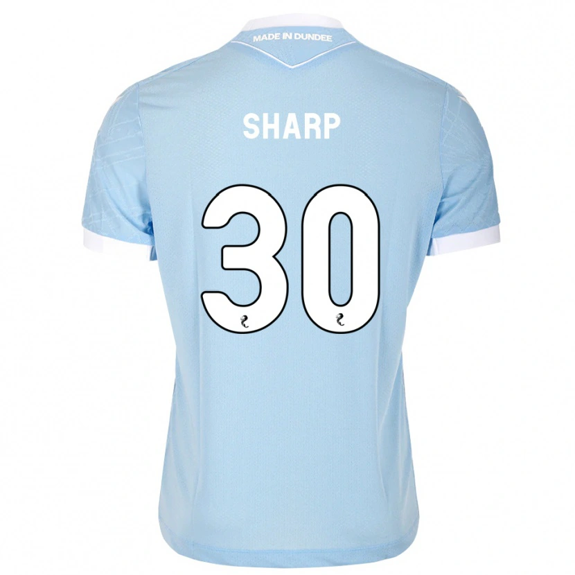 Danxen Criança Camisola Harry Sharp #30 Azul Céu Claro Branco Alternativa 2026/27 Camisa