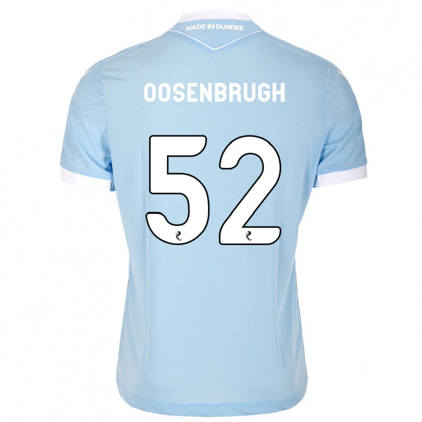Danxen Criança Camisola Charley Oosenbrugh #52 Azul Céu Claro Branco Alternativa 2026/27 Camisa