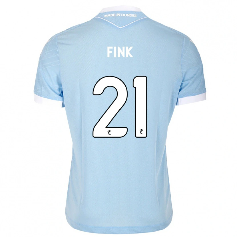 Danxen Criança Camisola Bradley Fink #21 Azul Céu Claro Branco Alternativa 2026/27 Camisa
