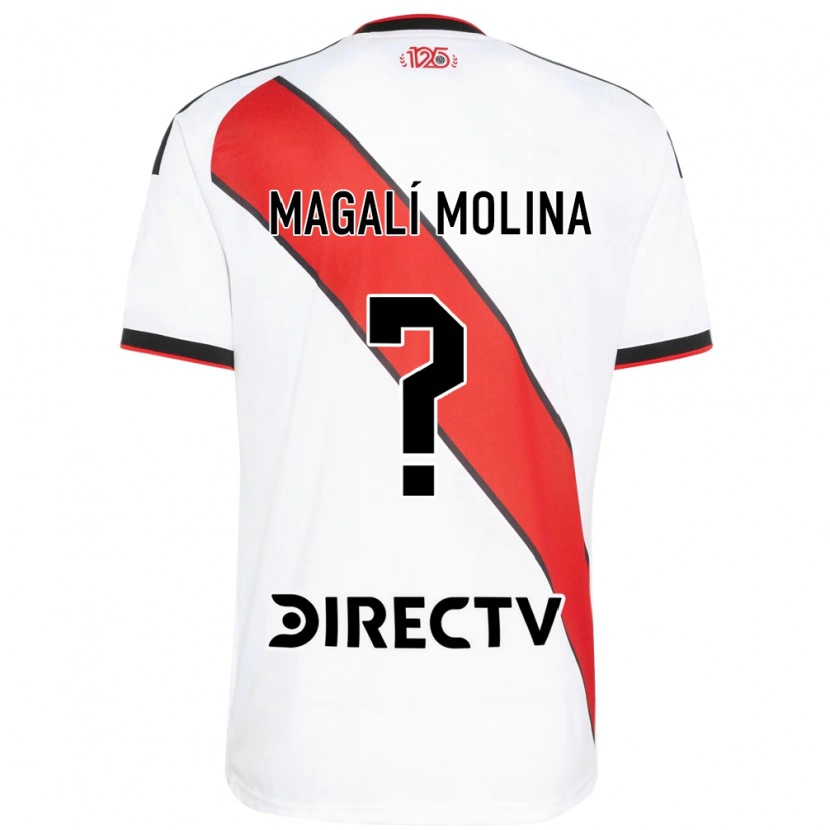 Danxen Homem Camisola Celena Magalí Molina #0 Vermelho Branco Preto Principal 2026/27 Camisa