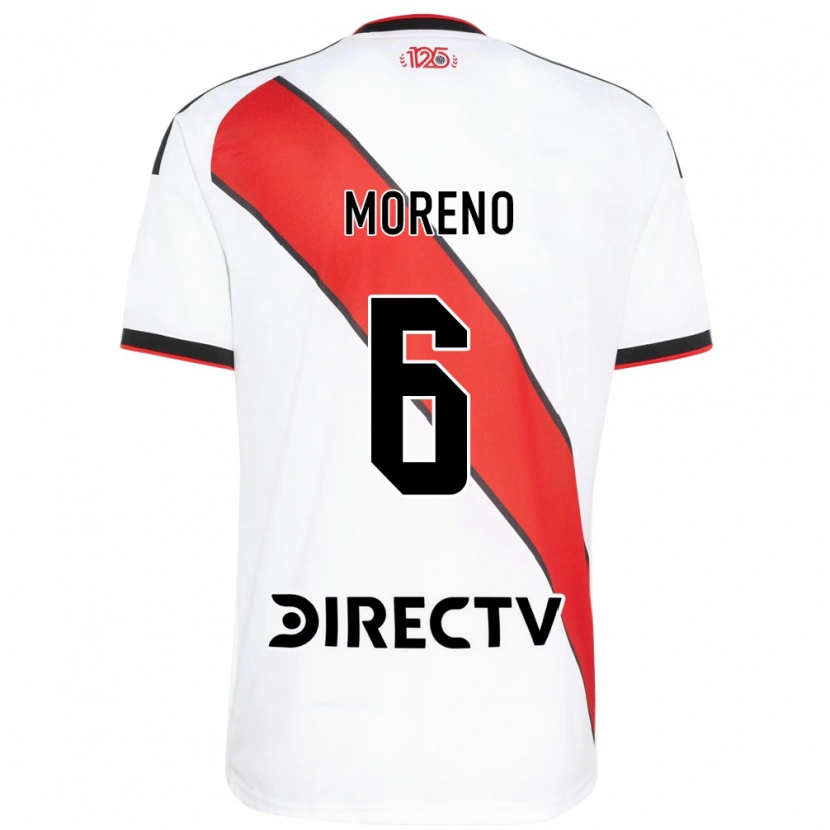 Danxen Homem Camisola Aníbal Moreno #6 Vermelho Branco Preto Principal 2026/27 Camisa