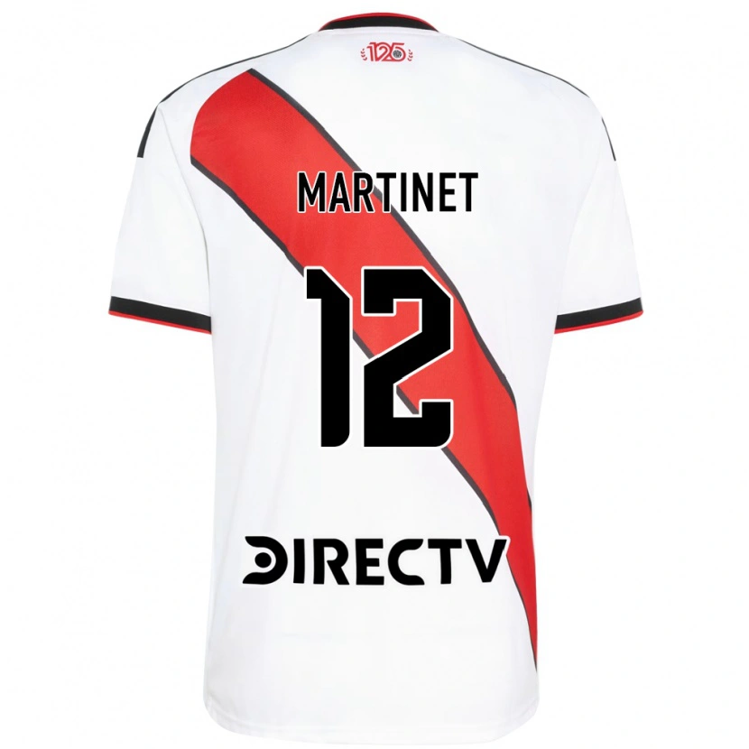 Danxen Homem Camisola Jeremías Martinet #12 Vermelho Branco Preto Principal 2026/27 Camisa