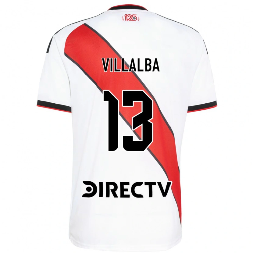 Danxen Homem Camisola Jonathan Villalba #13 Vermelho Branco Preto Principal 2026/27 Camisa
