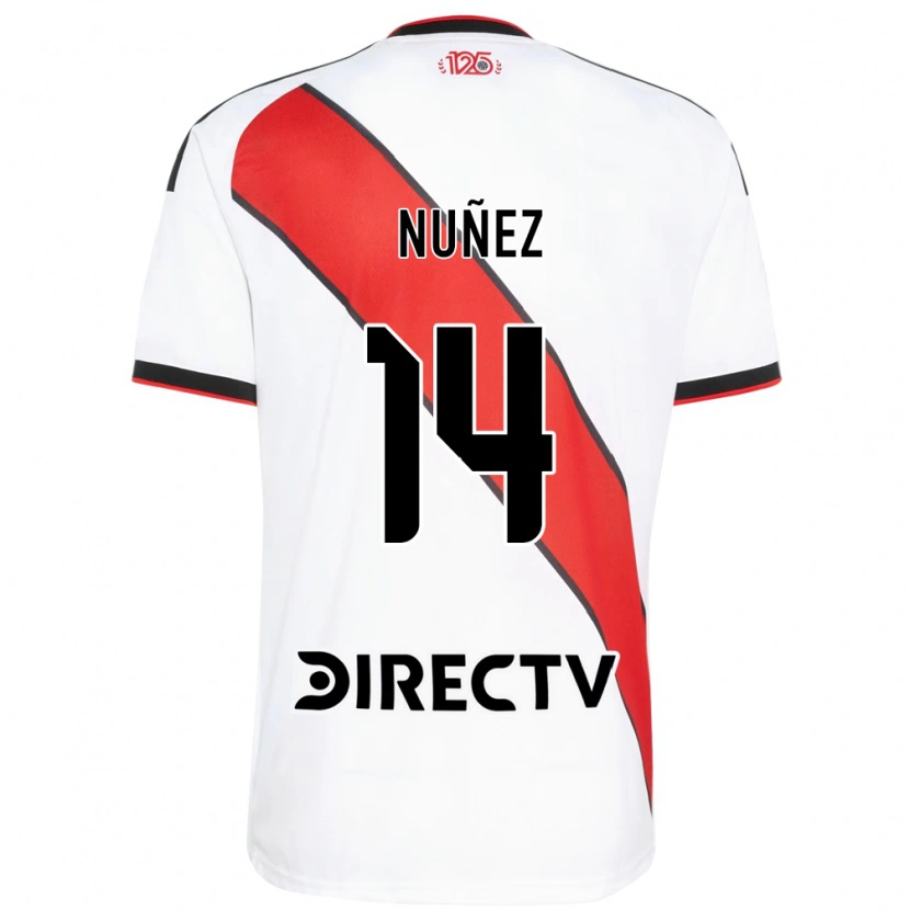 Danxen Homem Camisola Elias Nuñez #14 Vermelho Branco Preto Principal 2026/27 Camisa