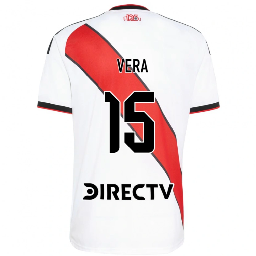 Danxen Homem Camisola Fausto Vera #15 Vermelho Branco Preto Principal 2026/27 Camisa