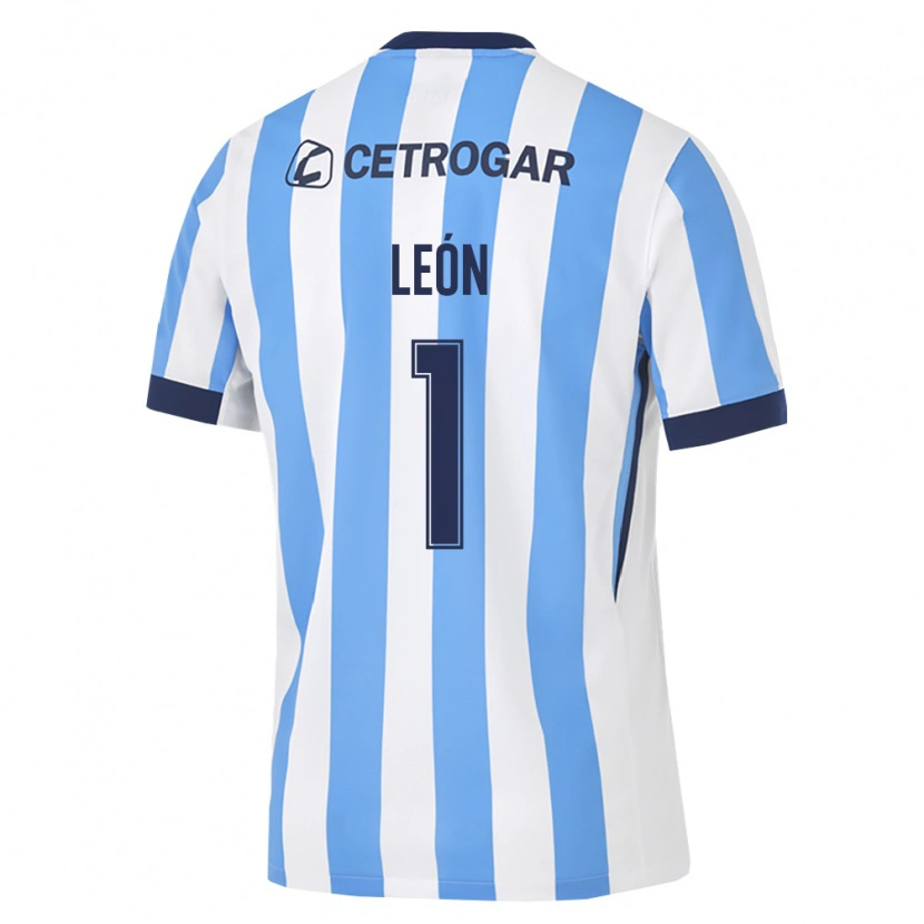 Danxen Homem Camisola Roberto Leon #1 Azul Claro Branco Preto Principal 2026/27 Camisa