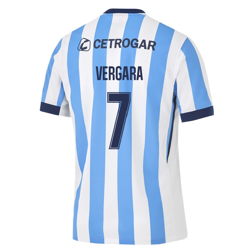 Danxen Homem Camisola Duván Vergara #7 Azul Claro Branco Preto Principal 2026/27 Camisa