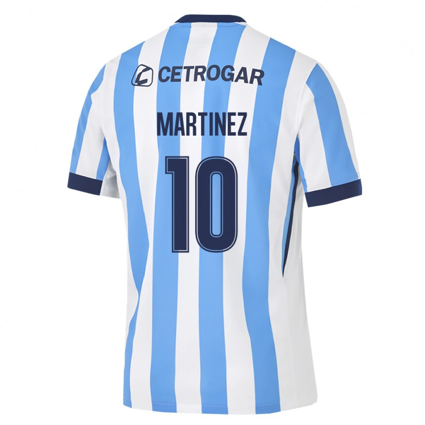 Danxen Homem Camisola Roger Martinez #10 Azul Claro Branco Preto Principal 2026/27 Camisa