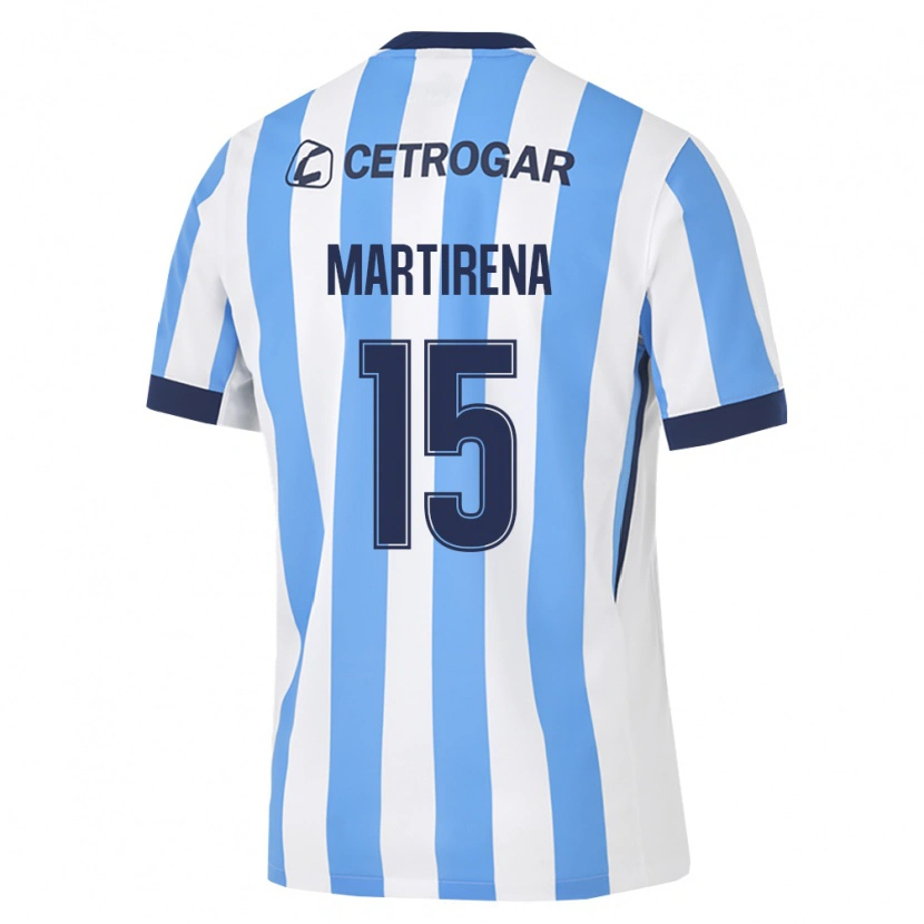 Danxen Homem Camisola Gastón Martirena #15 Azul Claro Branco Preto Principal 2026/27 Camisa