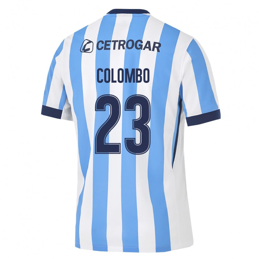 Danxen Homem Camisola Nazareno Colombo #23 Azul Claro Branco Preto Principal 2026/27 Camisa