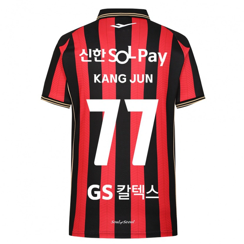 Danxen Homem Camisola Kang-Jun Kim #77 Vermelho Branco Preto Principal 2026/27 Camisa