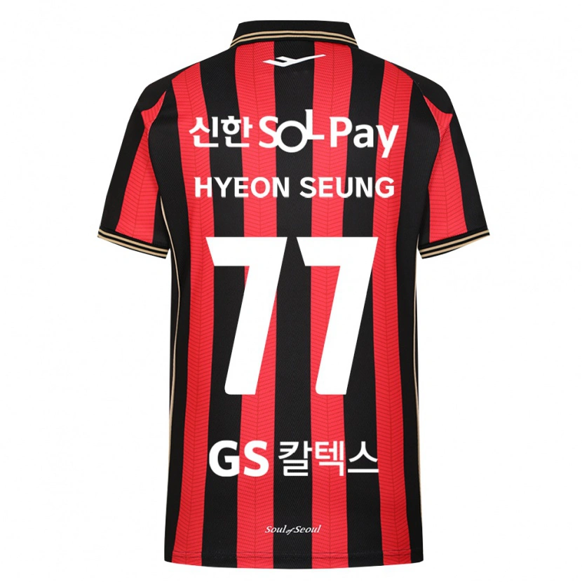 Danxen Homem Camisola Hyeon-Seung Lee #77 Vermelho Branco Preto Principal 2026/27 Camisa