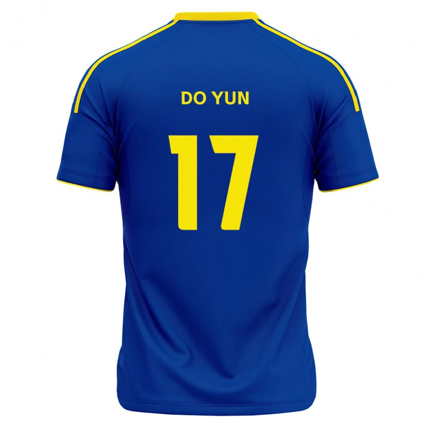 Danxen Homem Camisola Do-Yun Kwon #17 Azul Real Amarelo Principal 2026/27 Camisa