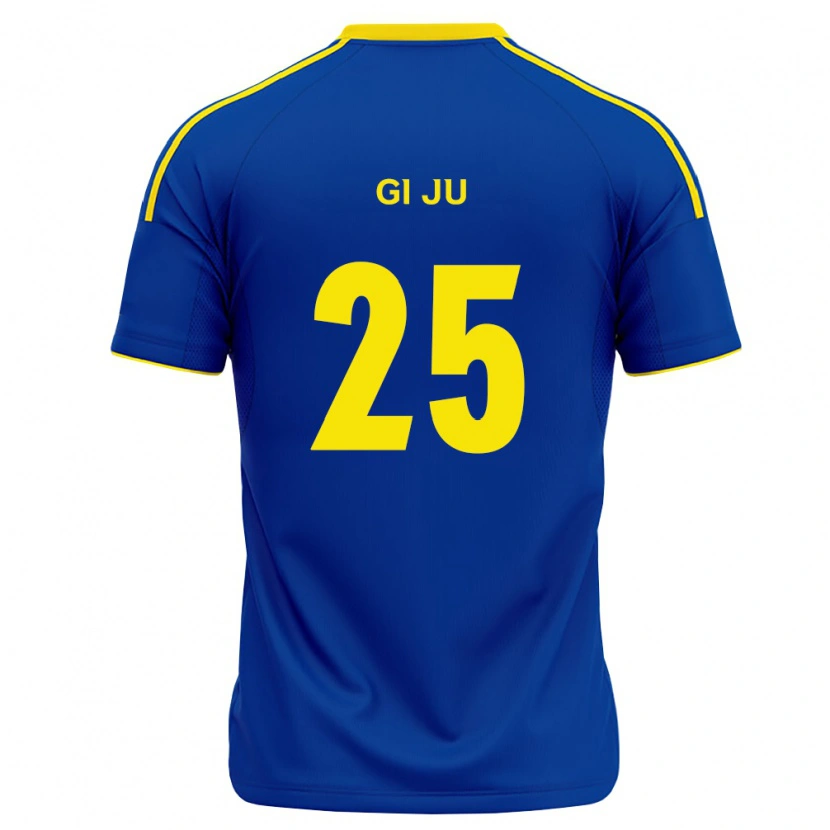 Danxen Homem Camisola Gi-Ju Kwon #25 Azul Real Amarelo Principal 2026/27 Camisa