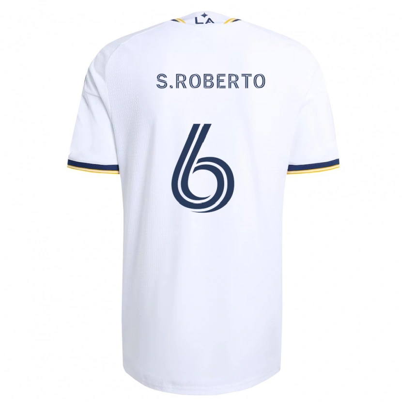 Danxen Homem Camisola Sergi Roberto #6 Azul E Branco Principal 2026/27 Camisa