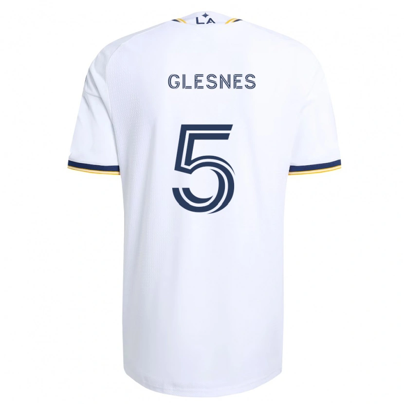 Danxen Homem Camisola Jakob Glesnes #5 Azul E Branco Principal 2026/27 Camisa