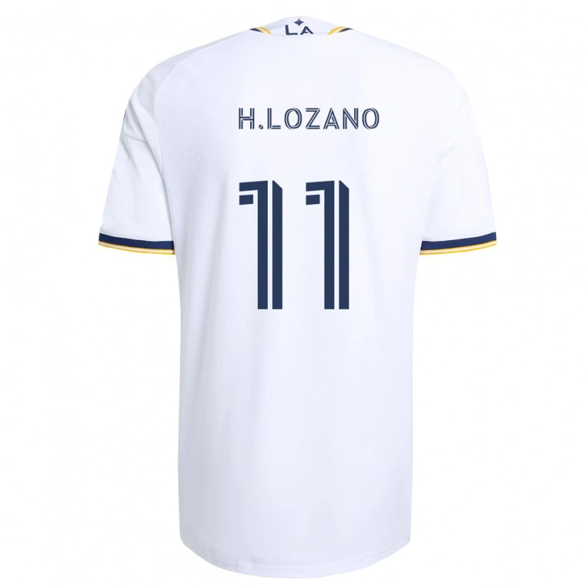 Danxen Homem Camisola Hirving Lozano #11 Azul E Branco Principal 2026/27 Camisa