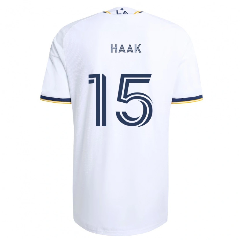 Danxen Homem Camisola Justin Haak #15 Azul E Branco Principal 2026/27 Camisa