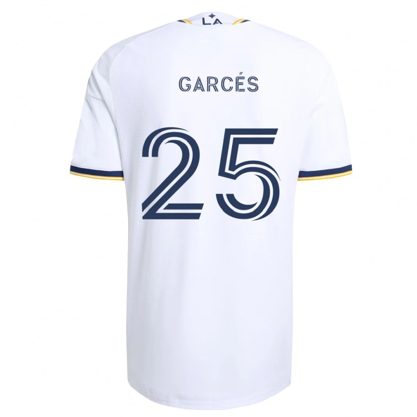 Danxen Homem Camisola Carlos Garcés #25 Azul E Branco Principal 2026/27 Camisa