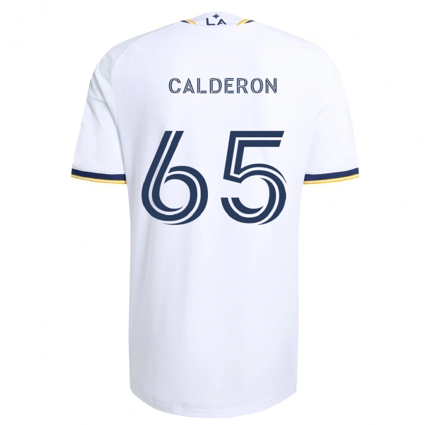 Danxen Homem Camisola Juan Calderón #65 Azul E Branco Principal 2026/27 Camisa