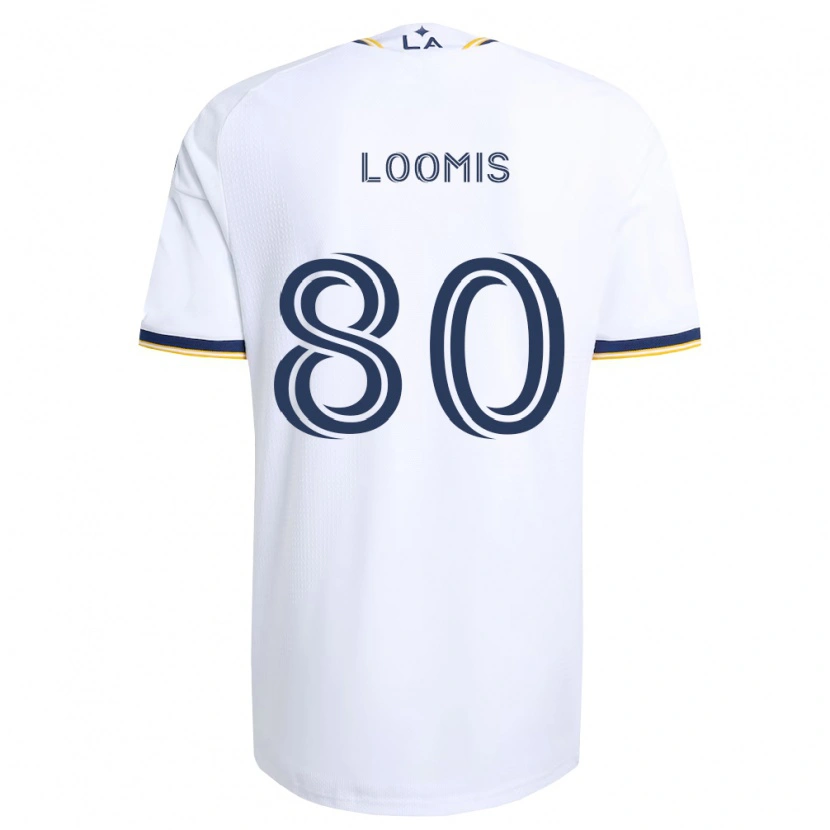 Danxen Homem Camisola Ethan Loomis #80 Azul E Branco Principal 2026/27 Camisa