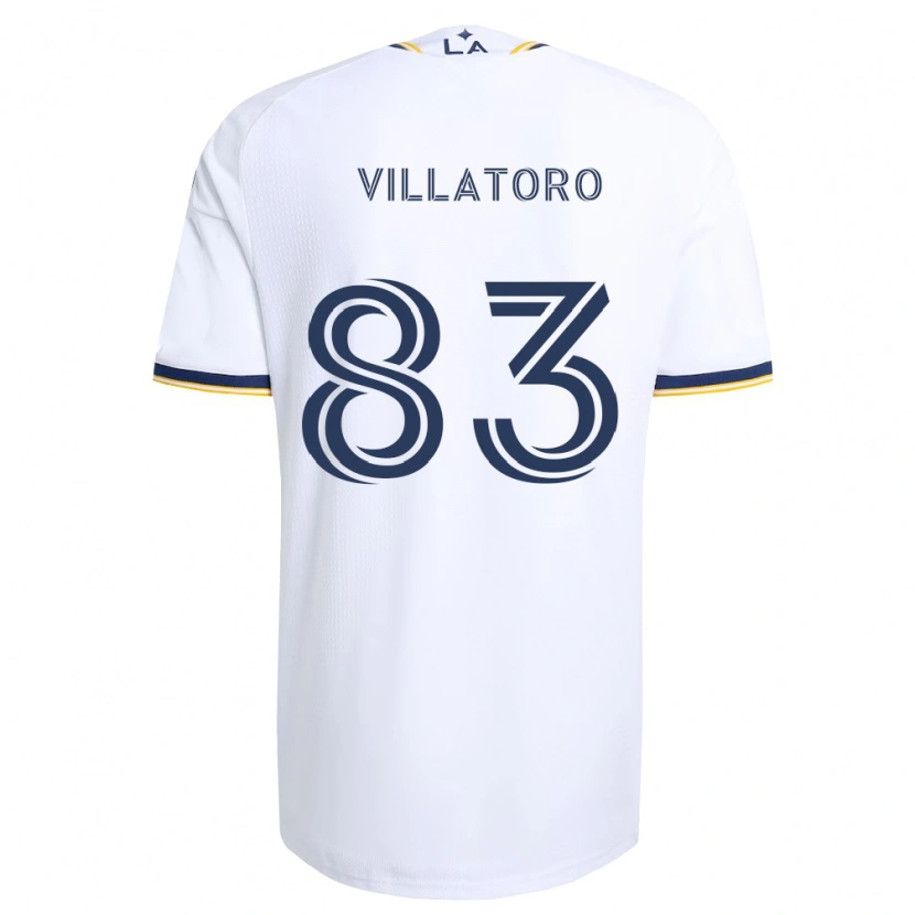 Danxen Homem Camisola Angel Villatoro #83 Azul E Branco Principal 2026/27 Camisa