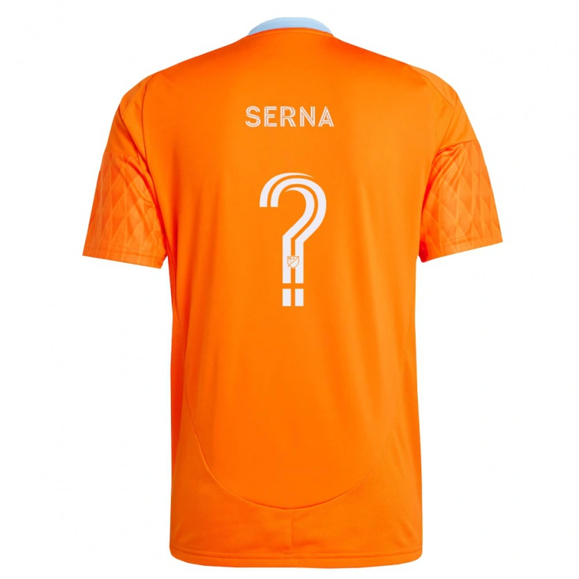 Danxen Homem Camisola Sebastián Serna #0 Laranja Branco Principal 2026/27 Camisa