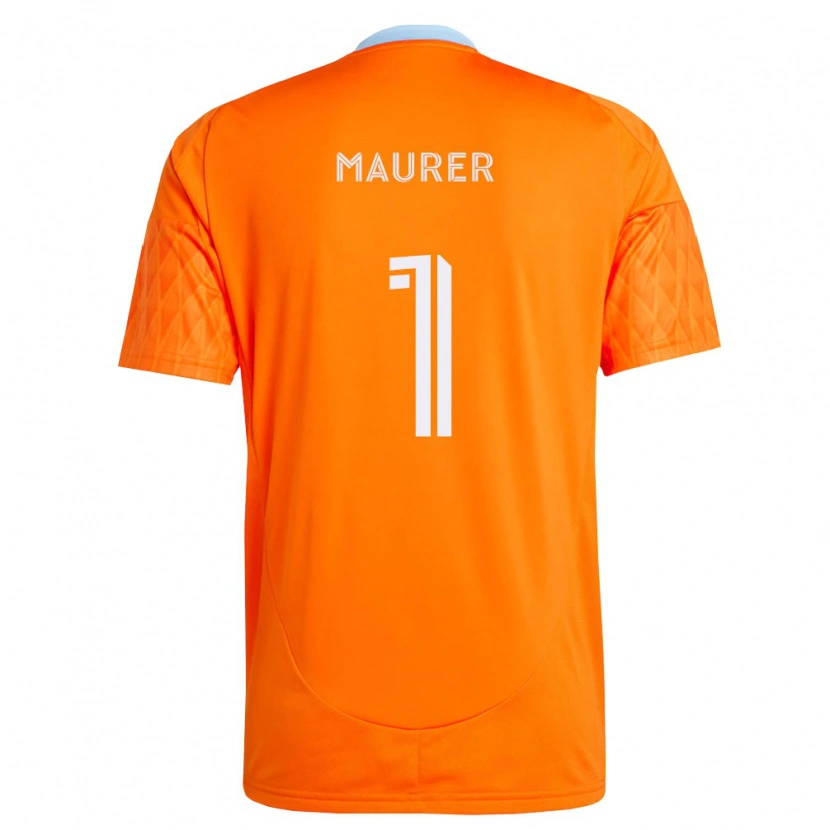 Danxen Homem Camisola Jimmy Maurer #1 Laranja Branco Principal 2026/27 Camisa