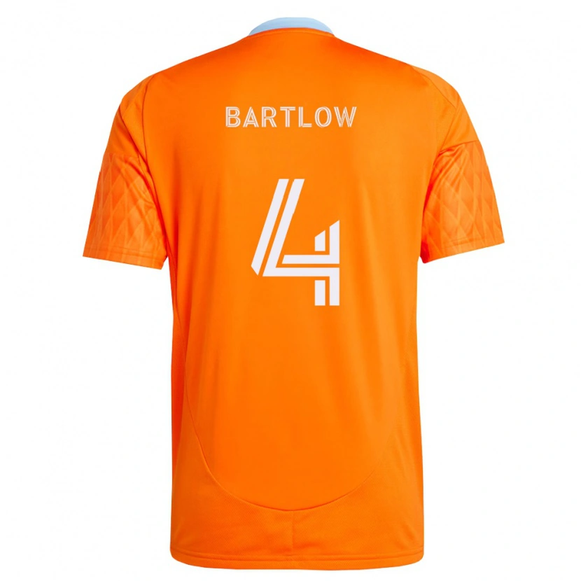 Danxen Homem Camisola Ethan Bartlow #4 Laranja Branco Principal 2026/27 Camisa