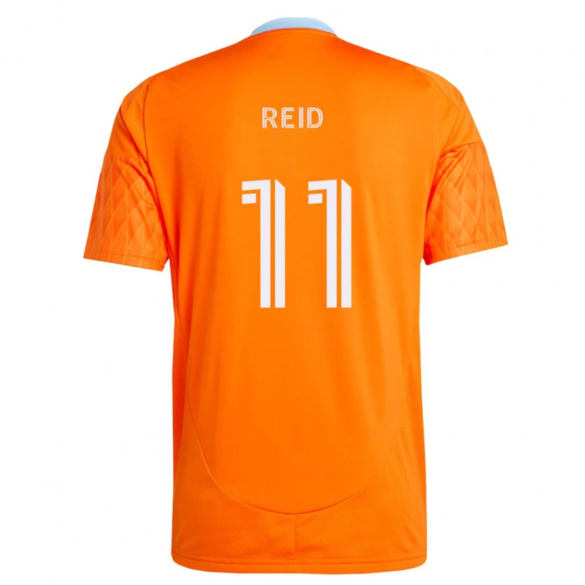 Danxen Homem Camisola Isaiah Reid #11 Laranja Branco Principal 2026/27 Camisa