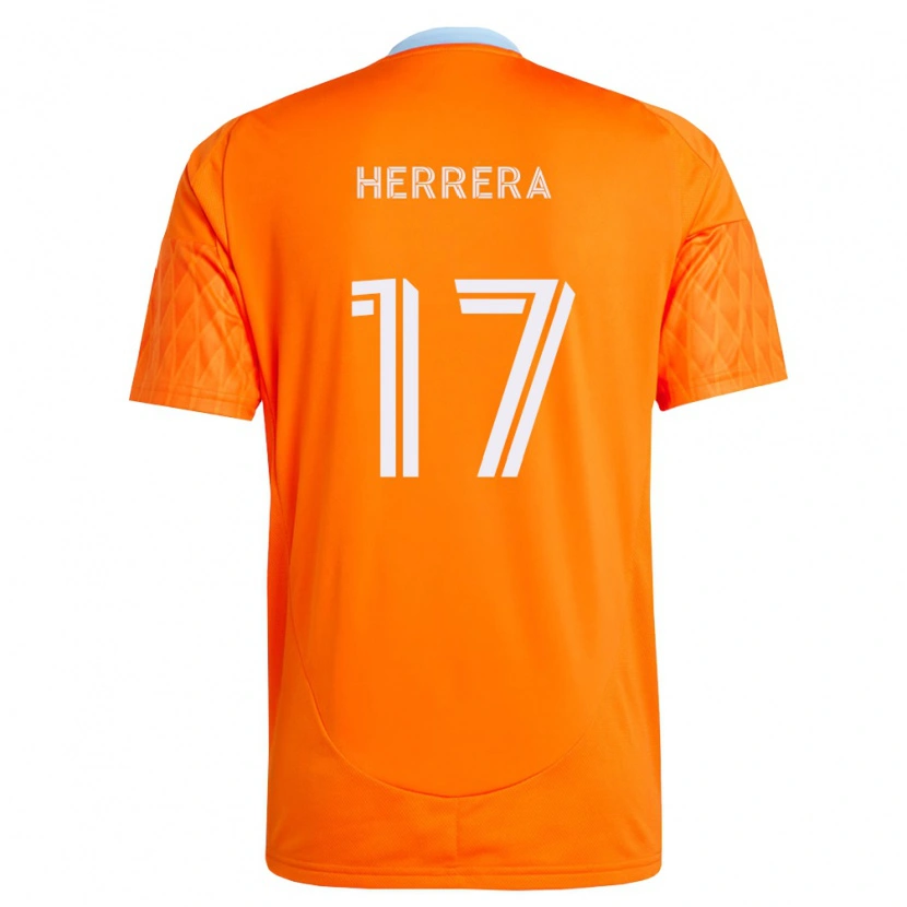 Danxen Homem Camisola D'alessandro Herrera #17 Laranja Branco Principal 2026/27 Camisa