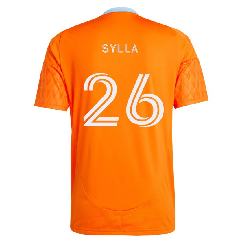 Danxen Homem Camisola Ousmane Sylla #26 Laranja Branco Principal 2026/27 Camisa