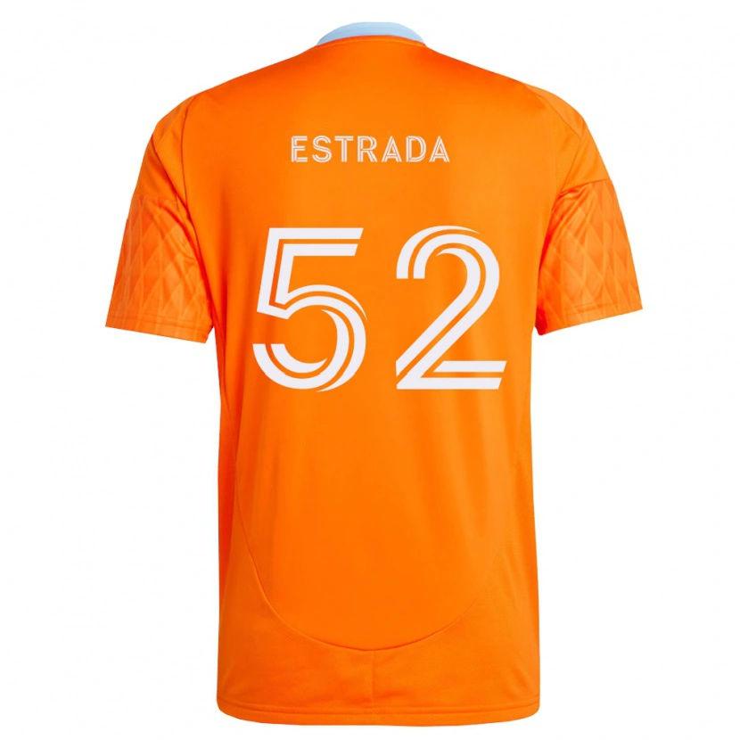 Danxen Homem Camisola Jorge Estrada #52 Laranja Branco Principal 2026/27 Camisa