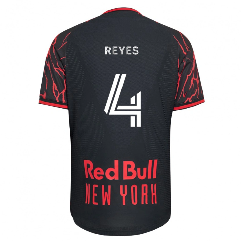 Danxen Homem Camisola Andrés Reyes #4 Vermelho Preto Branco Principal 2026/27 Camisa