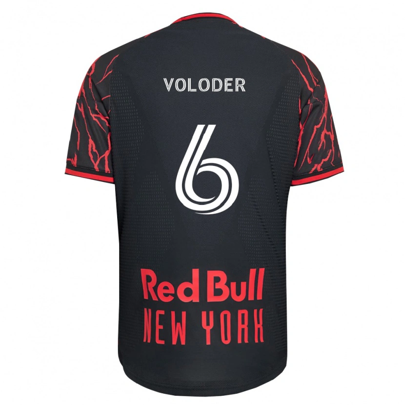 Danxen Homem Camisola Robert Voloder #6 Vermelho Preto Branco Principal 2026/27 Camisa