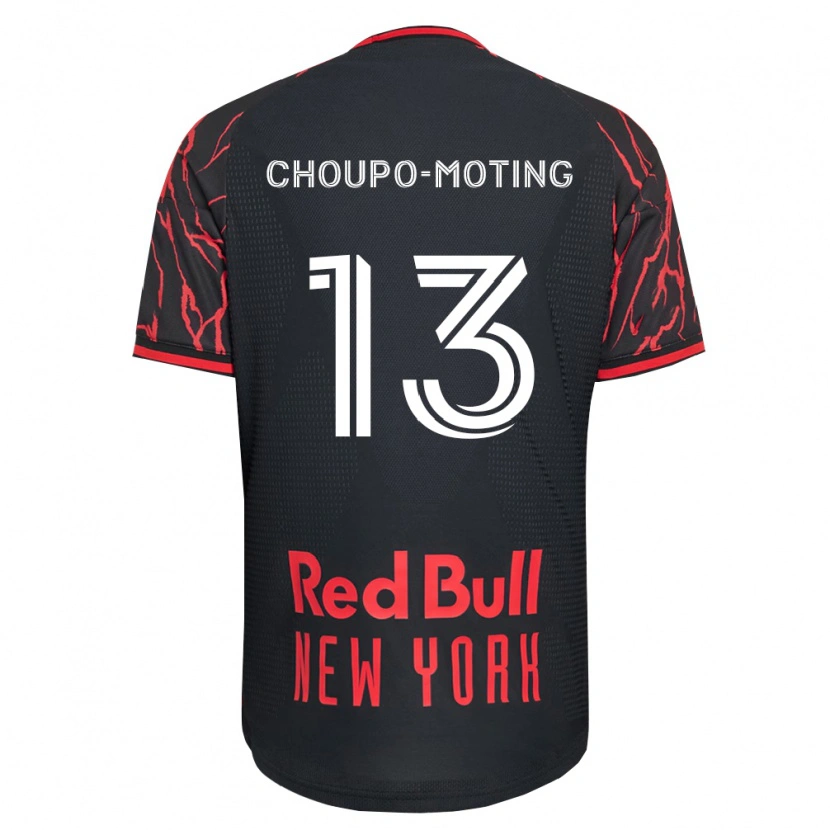 Danxen Homem Camisola Eric-Maxim Choupo-Moting #13 Vermelho Preto Branco Principal 2026/27 Camisa