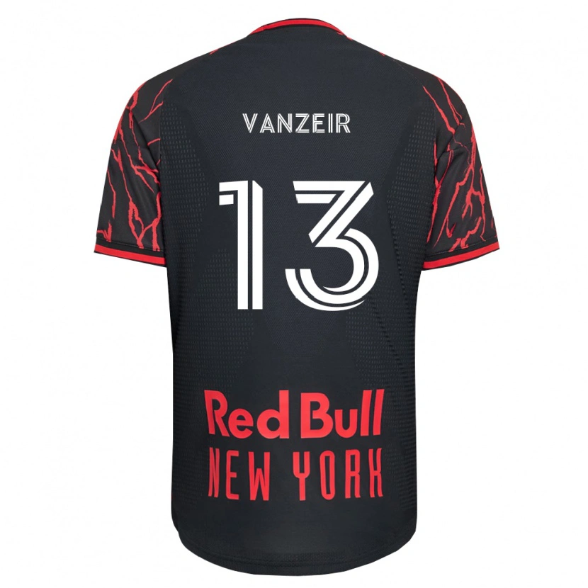 Danxen Homem Camisola Dante Vanzeir #13 Vermelho Preto Branco Principal 2026/27 Camisa