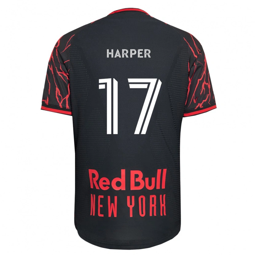Danxen Homem Camisola Cameron Harper #17 Vermelho Preto Branco Principal 2026/27 Camisa