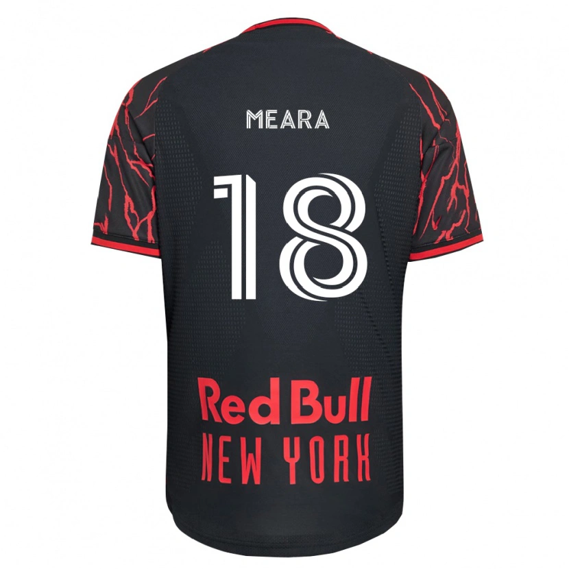 Danxen Homem Camisola Ryan Meara #18 Vermelho Preto Branco Principal 2026/27 Camisa