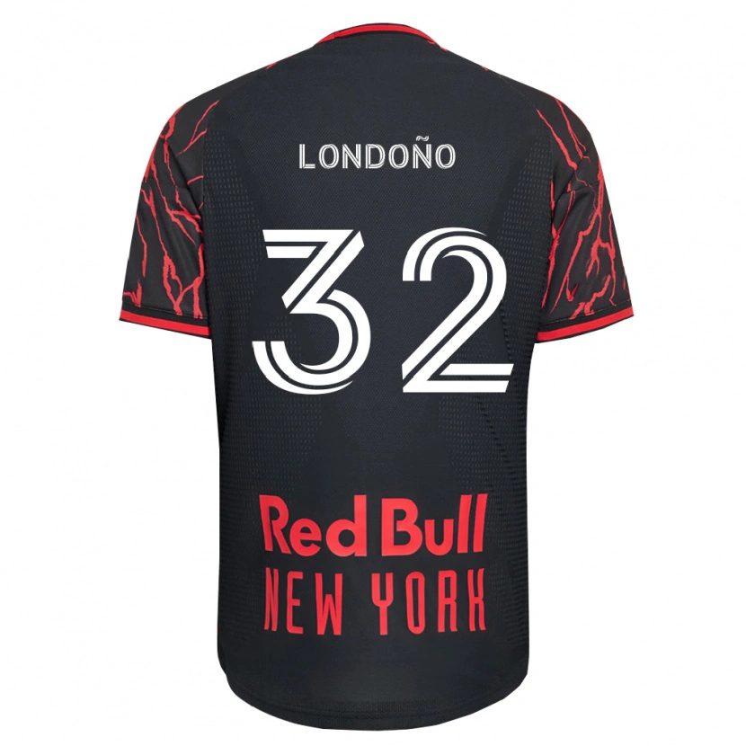 Danxen Homem Camisola Erick Londoño #32 Vermelho Preto Branco Principal 2026/27 Camisa