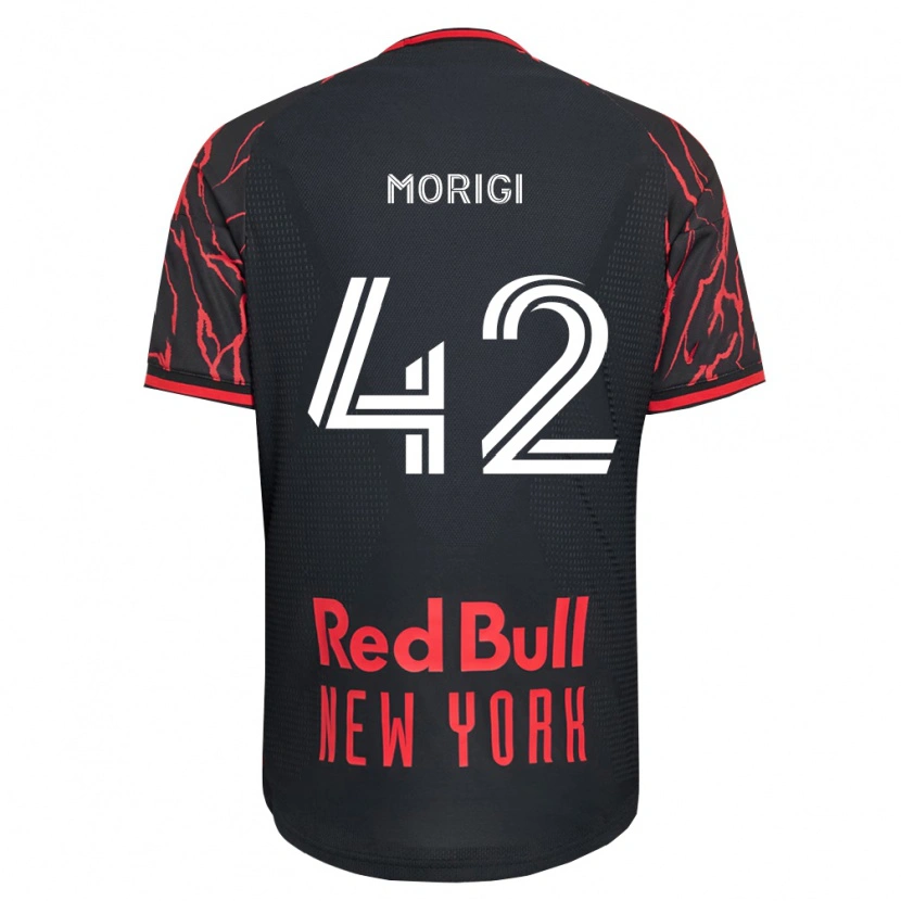 Danxen Homem Camisola Marco Morigi #42 Vermelho Preto Branco Principal 2026/27 Camisa