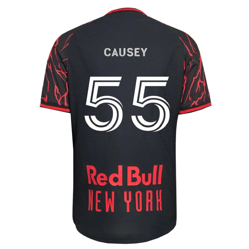 Danxen Homem Camisola Austin Causey #55 Vermelho Preto Branco Principal 2026/27 Camisa