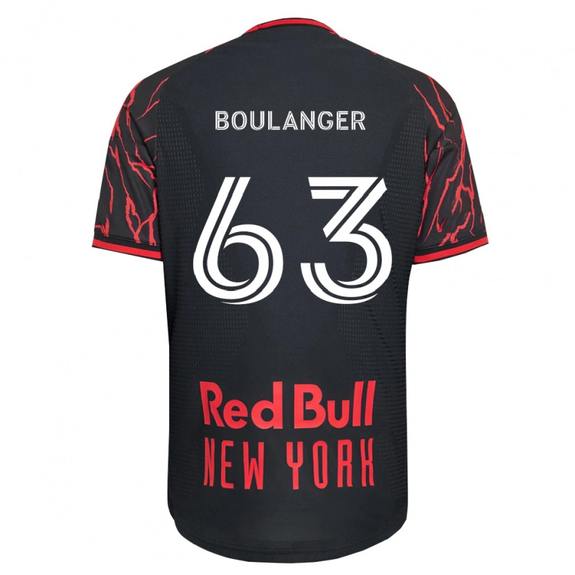 Danxen Homem Camisola Brady Boulanger #63 Vermelho Preto Branco Principal 2026/27 Camisa