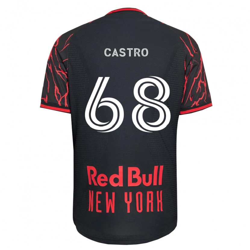 Danxen Homem Camisola Bradley Castro #68 Vermelho Preto Branco Principal 2026/27 Camisa