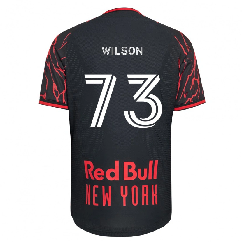 Danxen Homem Camisola Akheem Wilson #73 Vermelho Preto Branco Principal 2026/27 Camisa