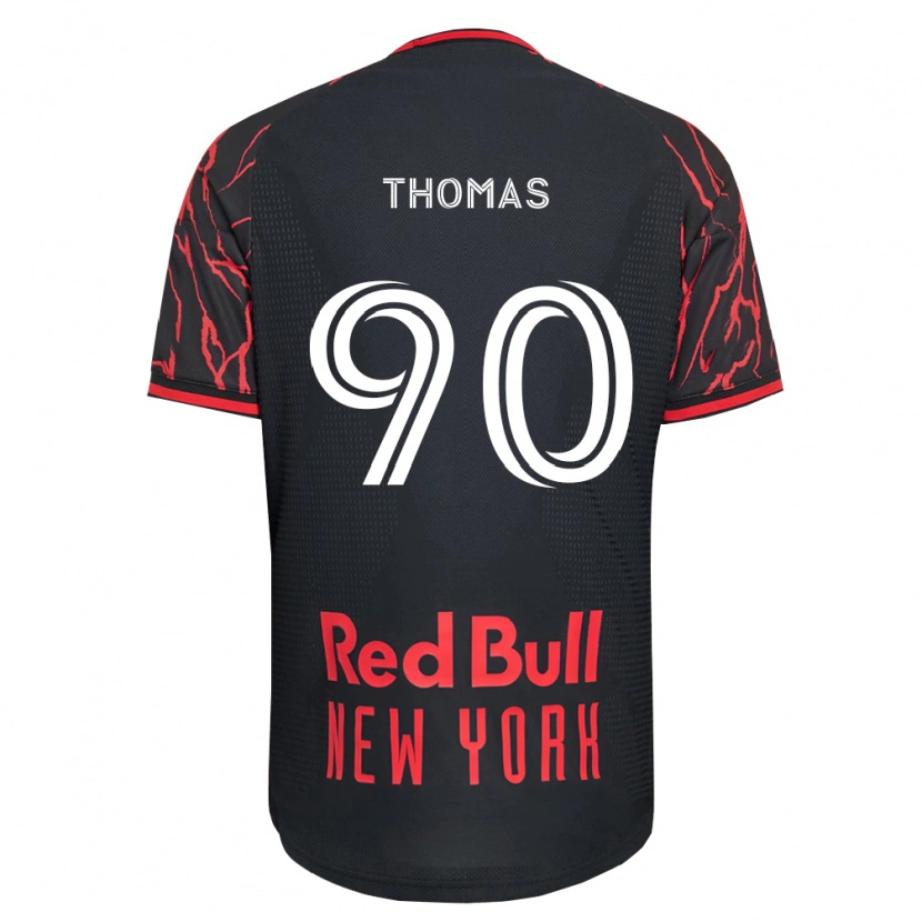 Danxen Homem Camisola Oladayo Thomas #90 Vermelho Preto Branco Principal 2026/27 Camisa