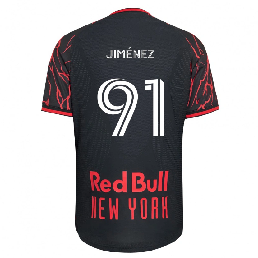 Danxen Homem Camisola Mijahir Jiménez #91 Vermelho Preto Branco Principal 2026/27 Camisa