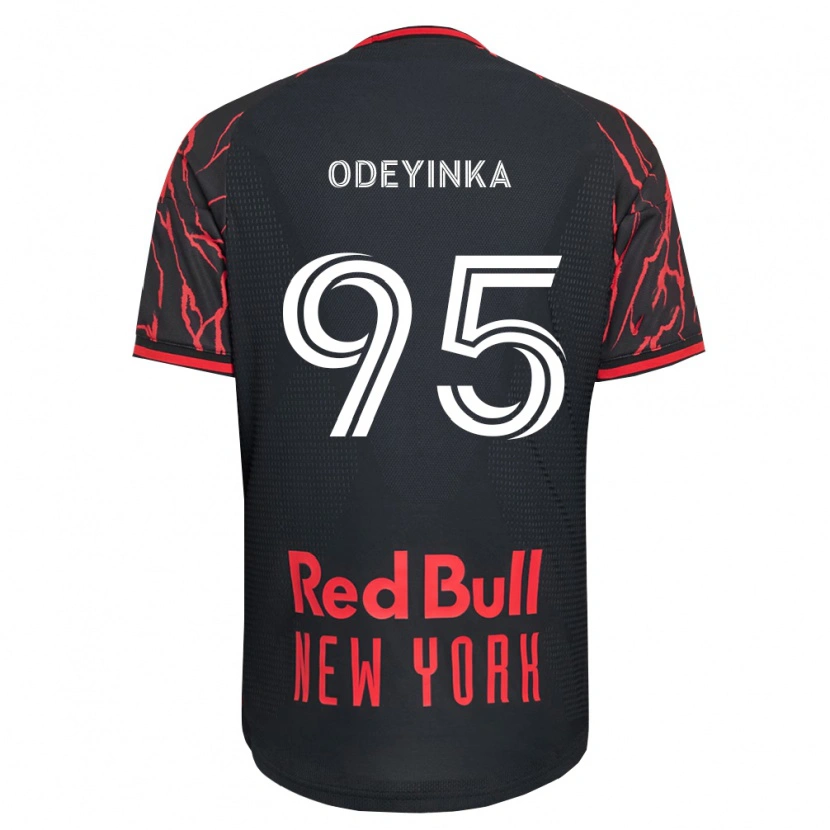Danxen Homem Camisola Malik Odeyinka #95 Vermelho Preto Branco Principal 2026/27 Camisa