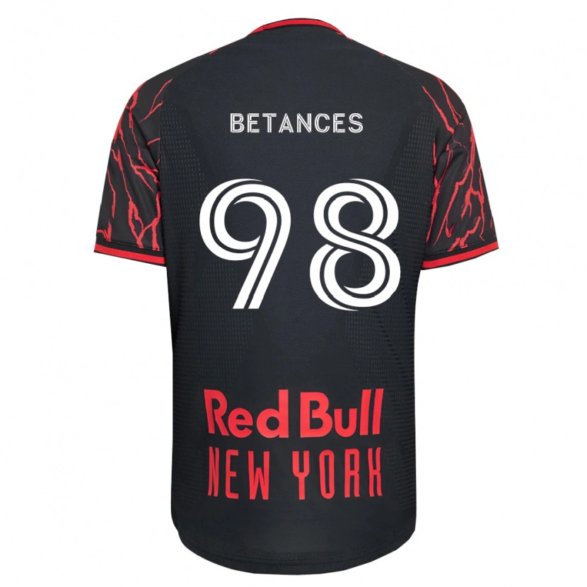 Danxen Homem Camisola Aidan Betances #98 Vermelho Preto Branco Principal 2026/27 Camisa